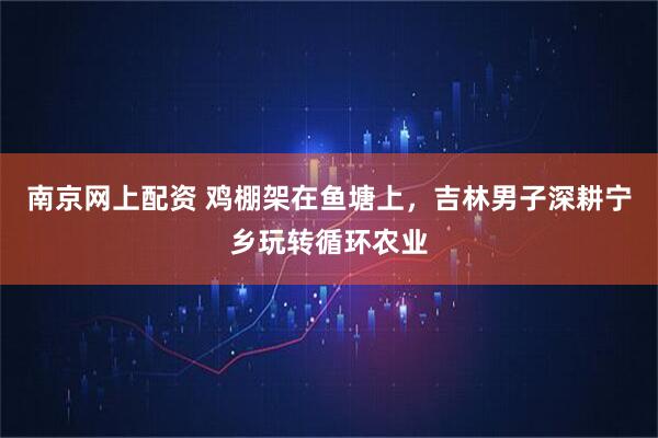南京网上配资 鸡棚架在鱼塘上，吉林男子深耕宁乡玩转循环农业